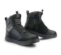 SHIMA REBEL 2.0 Botas Moto Mujer Cuero Ventilada Zapatillas Verano Calzado Motorista Baja Adventure Cremallera Lateral Protección Tobillo Motocicleta Trail (Femenino, Ventilado Negro, 38)