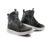 SHIMA REBEL 2.0 Botas Moto Mujer Cuero Ventilada Zapatillas Verano Calzado Motorista Baja Adventure Cremallera Lateral Protección Tobillo Motocicleta Trail (Femenino, Ventilado Gris, 37)