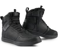 SHIMA Rebel 2.0 Zapatillas de moto impermeables perforadas, negro, tamaño 48 para Hombres