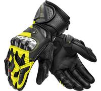 SHIMA RS-3 Guantes Moto Hombre Cuero Homologados Largo Verano Motos Guante Ventilado Certificatos Con Protección Motorista Racing Protecciones Ventilación Verão (Masculinos, Fluo, XL)
