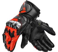 SHIMA RS-3 Guantes de moto, negro/rojo/fluo rojo oscuro, Talla 3XL