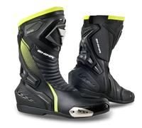 SHIMA RSX-6 Botas de moto, negro/amarillo, Talla 42