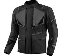SHIMA Runner Chaqueta textil de moto impermeable, negro, tamaño 2XL para Hombres