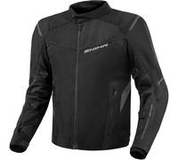 SHIMA Rush 2.0 Vented chaqueta textil impermeable para motocicletas, negro, Talla XXL