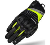 SHIMA Rush Guantes de moto, negro/amarillo, Talla S