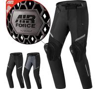 SHIMA Rush Pantalon Moto Hombre Protectores Airforce Homologado Ajustado Traje de Moto Urbano Pantalón Protección de Rodilla Ventilado Elástico Verano (Masculinos, Pantalones Ventilado, Negro, M)