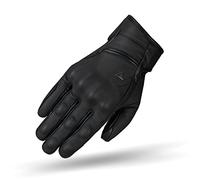 SHIMA SHADOW TFL Guantes Moto Hombre - Tecnología TFL, Clásicos, Vintage, Reforzados, Verano de Cuero con Protector Nudillos y Dedos, Palma Reforzada (Negro, XL)