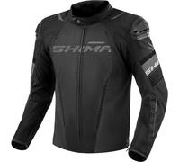 SHIMA Solid 2.0 chaqueta textil impermeable para motocicletas, negro, Talla 4XL