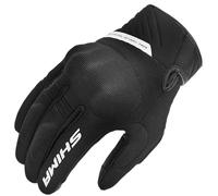 SHIMA SONIC Guantes Moto Hombre Textile Cuero Homologados Corto Verano Motos Guante Ventilado Certificatos Touchscreen Motorista Ciudad Protecciones Ventilación Verão (Masculino, Blanco, S)