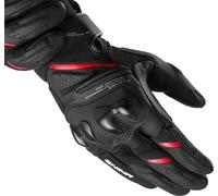SHIMA Spark 3.0 Guantes de moto, negro/rojo, Talla XL