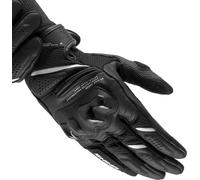 SHIMA Spark 3.0 Guantes de moto para mujer, Negro/Blanco, Talla XL