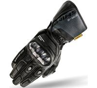 Shima STR-2 Guantes Moto Hombre Cuero Homologados Largo Motos Guante Ventilado Certificatos con Protección Motorista Protecciones Ventilación Verano Racing(Hombre, Negro, 3XL)
