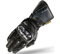 Shima STR-2 Guantes Moto Hombre - Guantes Touchscreen, Verano, Sport de Cuero con Protector Nudillos de Carbono, Deslizador Palma y Dedos, Palma Reforzada (Negro, M)