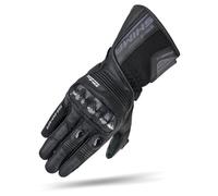 SHIMA STR-2 Guantes Moto Hombre Cuero Homologados Largo Motos Guante Ventilado Certificatos Con Protección Motorista Protecciones Ventilación Verano Racing(Hombre, Negro Vent, S)