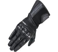 SHIMA STR-2 Guantes Moto Hombre Cuero Homologados Largo Motos Guante Ventilado Certificatos Con Protección Motorista Protecciones Ventilación Verano Racing(Hombre, Negro Vent, 3XL)
