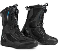 SHIMA Strato botas de moto impermeables para mujer, negro, tamaño 37