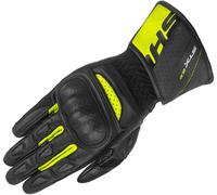 SHIMA STX 2.0 Guantes de moto perforados, negro-amarillo, tamaño L para Hombres
