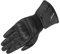 SHIMA STX Guantes Moto Hombre Cuero Homologados Largo Verano Motos Guante Ventilado Certificatos con Protección Motorista Racing Protecciones Ventilación Verão (Masculinos, Negro, L)