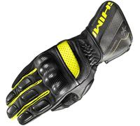 SHIMA STX Guantes de moto, negro/amarillo, Talla S