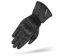SHIMA STX Guantes Moto Hombre Cuero Homologados Largo Verano Motos Guante Ventilado Certificatos con Protección Motorista Racing Protecciones Ventilación Verão (Masculinos, Negro, M)