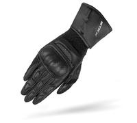 SHIMA STX Guantes Moto Mujer Cuero Homologados Largo Verano Motos Guante Ventilado Certificatos Con Protección Motorista Racing Protecciones Ventilación Verão (Femenino, Negro, L)