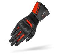 SHIMA STX Guantes Moto Mujer Cuero Homologados Largo Verano Motos Guante Ventilado Certificatos con Protección Motorista Racing Protecciones Ventilación Verão (Femenino, Rojo, S)