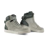 SHIMA SX-2 EVO LADY Botas Moto Mujere - Zapatillas Moto de Cuero, Transpirables, Reforzados con Soporte el Tobillo, Suela Antideslizante, Almohadilla el Engranaje (Gris, 40)
