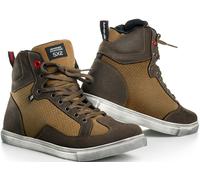SHIMA SX-2 Zapatos de moto perforados, marrón, tamaño 45 para Hombres