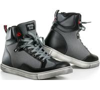 SHIMA SX-2 Zapatos de moto perforados, negro-gris, tamaño 43 para Hombres