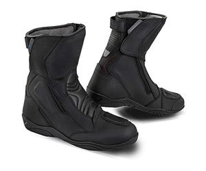 SHIMA Terra Men, botas de moto impermeables para hombre, color negro, talla 48