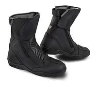 SHIMA TERRA MEN Botas de moto impermeables para hombre (negro, 47)
