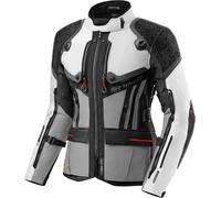 SHIMA Tracker Chaqueta textil para moto para mujeres, blanco/gris/rojo, Talla 2XL