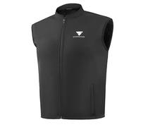 SHIMA WINDBREAKER Chaleco Moto Hombre Mujer Softshell Motero Estilo Ligero con Interior Transpirable Sin Mangas Verano Invierno Biker Outdoor Delgado Termo Funcional (Unisex, Negro, XL)