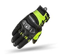 SHIMA X-BREEZE 2 Guantes Moto Hombre Mujer Cuero Homologados Corto Verano Motos Guante Ventilado Certificatos Con Protección Motorista Racing Protecciones Ventilación Verão (Masculinos, Fluo, 3XL)