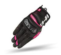 SHIMA X-BREEZE 2 Guantes Moto Hombre Mujer Cuero Homologados Corto Verano Motos Guante Ventilado Certificatos Con Protección Motorista Racing Protecciones Ventilación Verão (Femenino, Fucsia, XS)