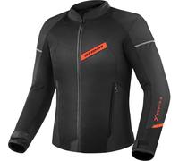 SHIMA X-Mesh 2.0 Chaqueta Textil Moto, negro/rojo, Talla 3XL