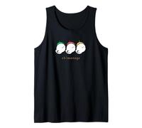 Shimaenaga - Boina de tres hermanos Hokkaido, pájaro blanco japonés Camiseta sin Mangas