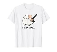 Shimaenaga con Flor de Cerezo Hokkaido pájaro de Hadas de Nieve Camiseta