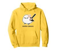 Shimaenaga con Flor de Cerezo Hokkaido pájaro de Hadas de Nieve Sudadera con Capucha