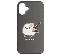 Shimaenaga Flores Cerezo pájaro Hada Nieve Hokkaido Carcasa para iPhone 16 Plus