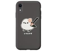 Shimaenaga Flores Cerezo pájaro Hada Nieve Hokkaido Carcasa para iPhone XR