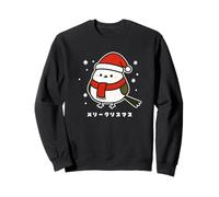 Shimaenaga pájaro Navidad Santa Sombrero Hokkaido Nieve Hada Sudadera