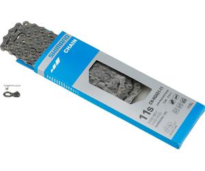 Shimano 105 / SLX / Cadena E-Bike Quick-Link CN-HG601-11 11 velocidades gris