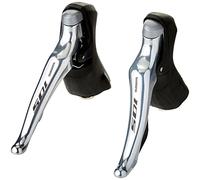 SHIMANO 105 ST-R7000 105 palancas STI mecánicas dobles de 11 velocidades, par, plata