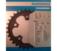 Shimano 105 Triple FC-5703 30T x74BCD Road Chainring- Nuevo -3x10-Spd-Ice Gris