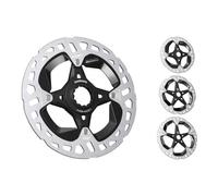 SHIMANO 160mm C.lock XTR Mt900 I/T Freeza, Discos Ciclismo Unisex, Adultos Multicolor(plateado/negro),