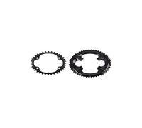 SHIMANO 34 FC-R8100 Road ULTEGRA 2x12V Plato Dientes Negro, Unisex-Adult, Black