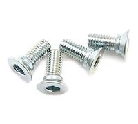 Shimano 46X98010 - Tornillos Fijos Cala 12,5Mm Xc61/70, color plata