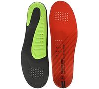 SHIMANO Adultos Dual Density Comodidad Plantillas, Todo el año, Unisex, Color Rojo - Rojo, tamaño 47/48 EU