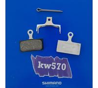 Shimano - 2xCoppia Almohadillas Originales G05A-RX Resina / Al G03A/G02A